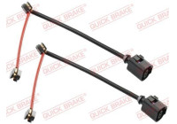 Warning contact, brake lining/pad wear