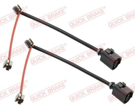 Warning contact, brake lining/pad wear