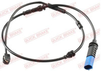Warning contact, brake lining/pad wear