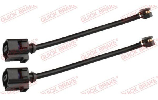 Warning contact, brake lining/pad wear