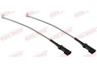 Warning contact, brake lining/pad wear