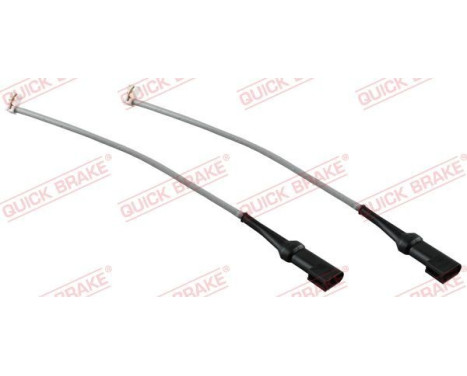 Warning contact, brake lining/pad wear