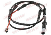 Warning contact, brake lining/pad wear