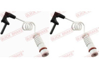 Warning contact, brake lining/pad wear