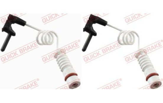 Warning contact, brake lining/pad wear