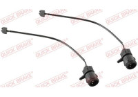 Warning contact, brake lining/pad wear