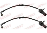Warning contact, brake lining/pad wear