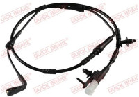 Warning contact, brake lining/pad wear