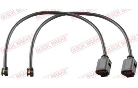 Warning contact, brake lining/pad wear