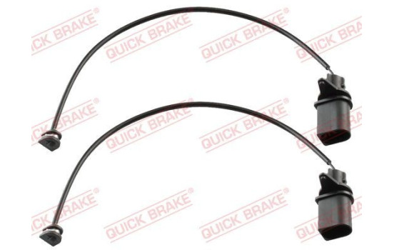 Warning contact, brake lining/pad wear