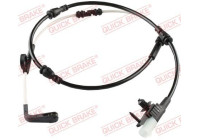 Warning contact, brake lining/pad wear
