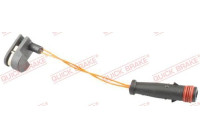 Warning contact, brake lining/pad wear