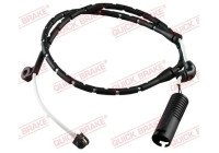 Warning contact, brake lining/pad wear