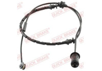 Warning contact, brake lining/pad wear