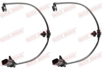 Warning contact, brake lining/pad wear