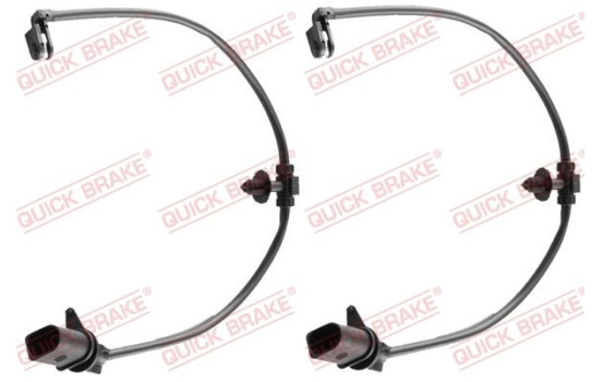 Warning contact, brake lining/pad wear