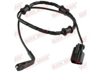 Warning contact, brake lining/pad wear