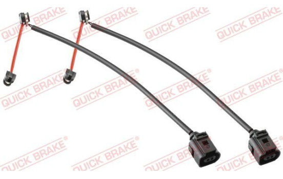 Warning contact, brake lining/pad wear