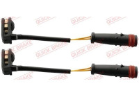 Warning contact, brake lining/pad wear