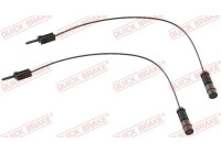 Warning contact, brake lining/pad wear