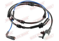 Warning contact, brake lining/pad wear