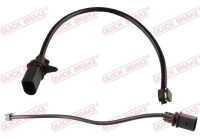 Warning contact, brake lining/pad wear