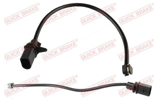 Warning contact, brake lining/pad wear