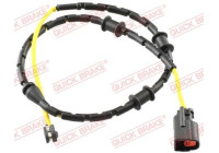 Warning contact, brake lining/pad wear