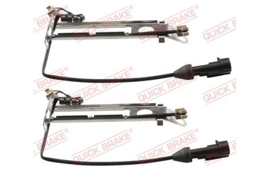 Warning contact, brake lining/pad wear