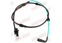 Warning contact, brake lining/pad wear