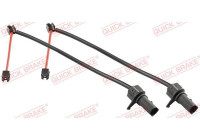 Warning contact, brake lining/pad wear