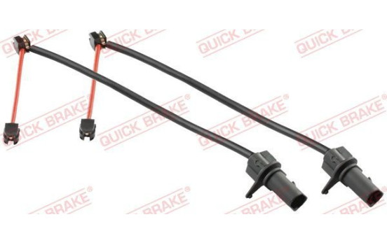 Warning contact, brake lining/pad wear