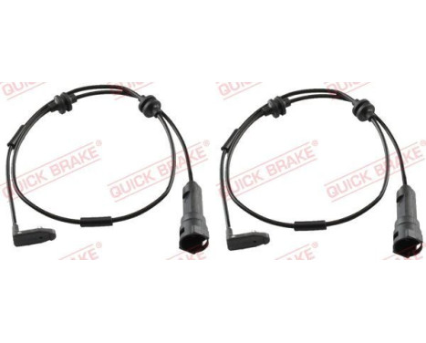 Warning contact, brake lining/pad wear