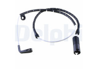 Warning contact, brake lining/pad wear