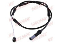 Warning contact, brake lining/pad wear