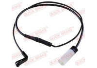 Warning contact, brake lining/pad wear