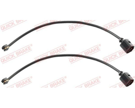 Warning contact, brake lining/pad wear
