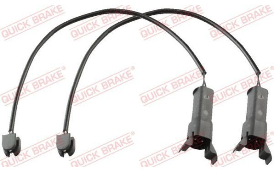 Warning contact, brake lining/pad wear