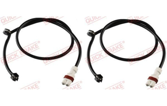 Warning contact, brake lining/pad wear