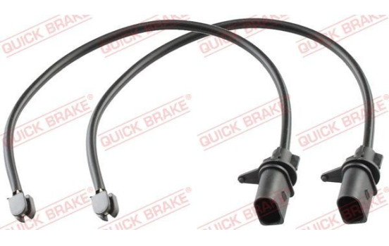 Warning contact, brake lining/pad wear