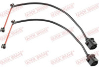 Warning contact, brake lining/pad wear