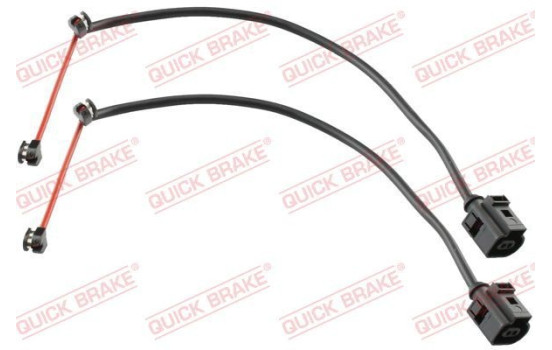 Warning contact, brake lining/pad wear