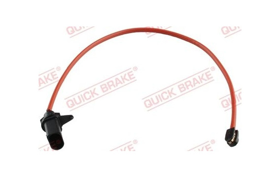 Warning contact, brake lining/pad wear