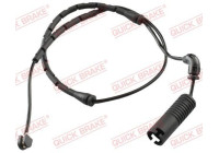 Warning contact, brake lining/pad wear