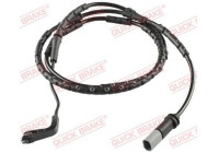 Warning contact, brake lining/pad wear