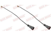 Warning contact, brake lining/pad wear