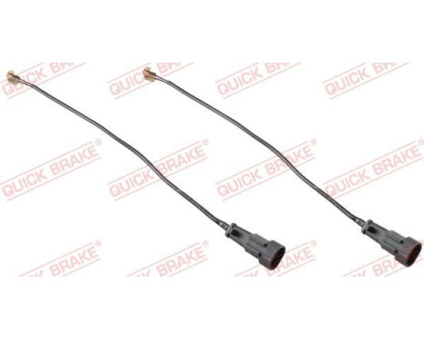 Warning contact, brake lining/pad wear