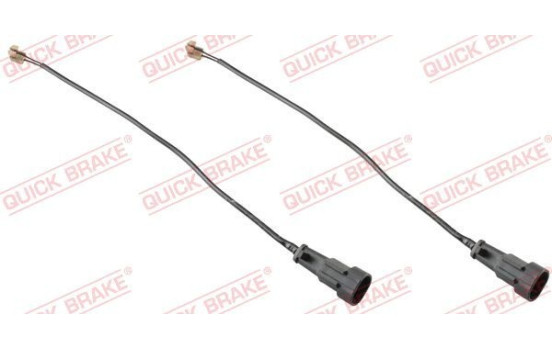 Warning contact, brake lining/pad wear