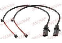 Warning contact, brake lining/pad wear