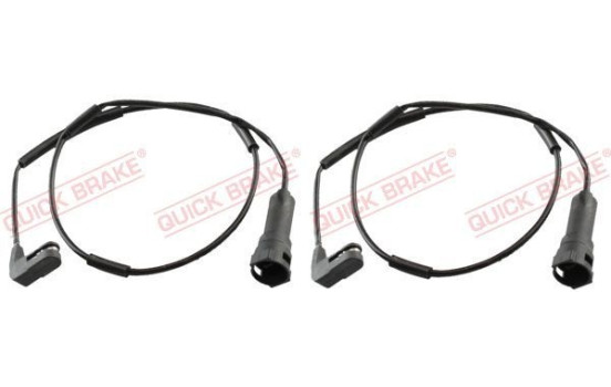 Warning contact, brake lining/pad wear